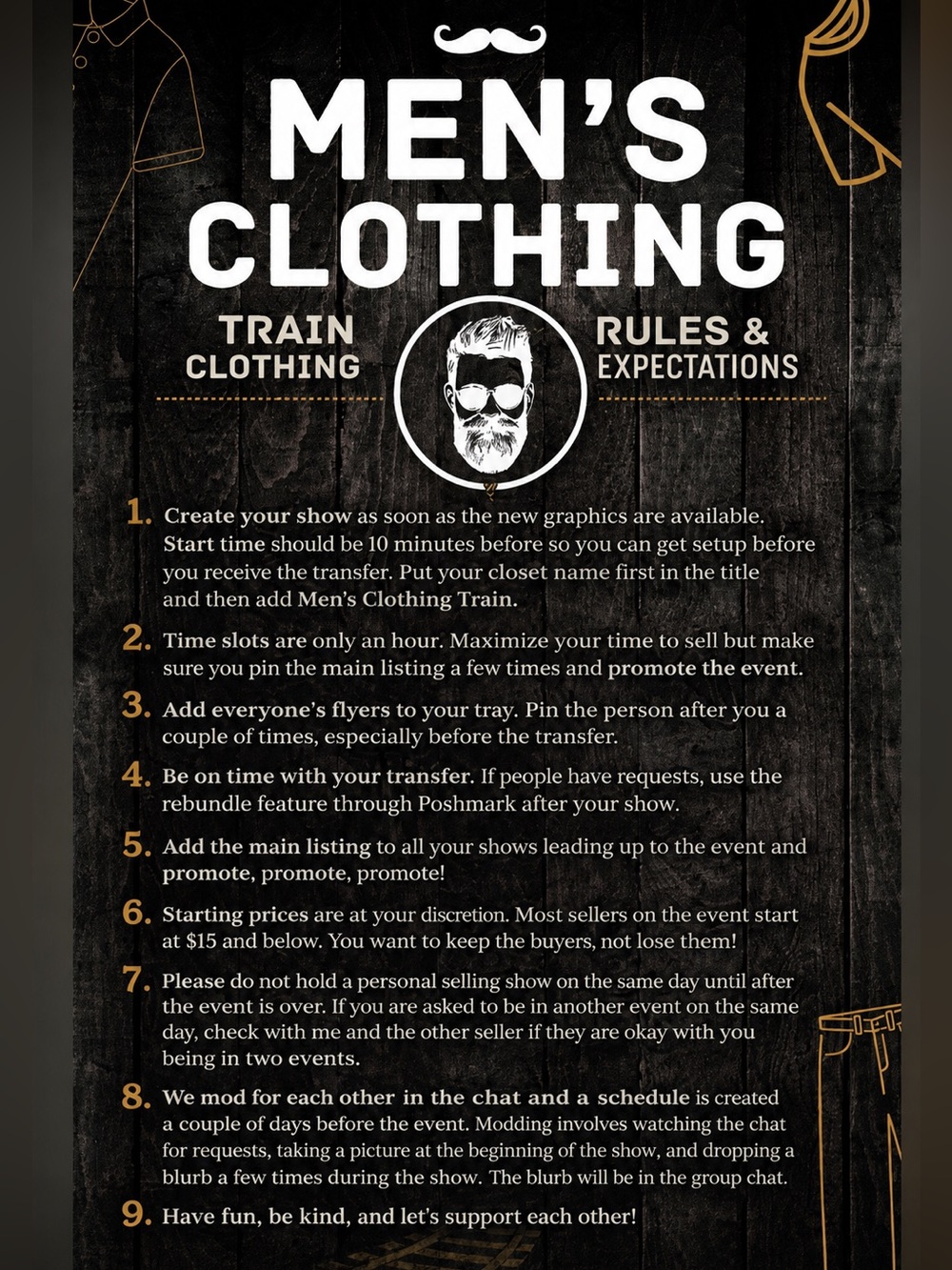 8/14/26 - Men’s Clothing Train 🚂 - Picture 3 of 3